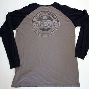 Harley Davidson Baseball Tee